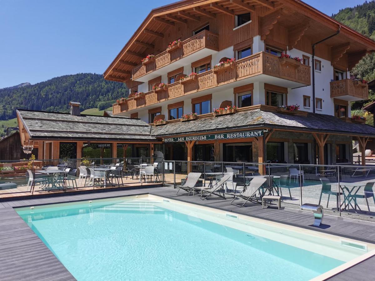 Hotel-Chalet Les Ecureuils Restaurant, Sauna & Spa Garage Le Grand-Bornand Εξωτερικό φωτογραφία